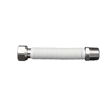 Flessibile Estensibile Rivestito Per Allacciamento Acqua Caldaie A Gas- Mm 220/420 20-3/4X3/4- Aton- Pezzi 1