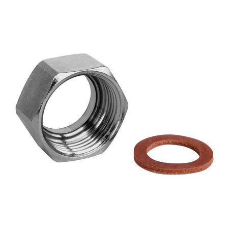 Dado In Ottone Per Tubi Flessibili Acqua- 3/4- Maral- Pezzi 1