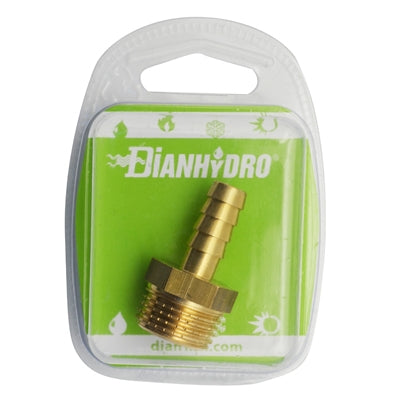 Raccordo Portagomma Semplice M Per Gas Blister- 1/2 Gpl- Faidf- Pezzi 1