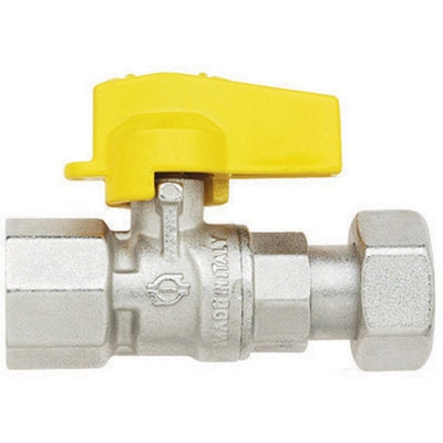 Rubinetto A Sfera Con Leva Normgas Diritto Fem - Girevole Fem.- 1/2 X 3/4 Dn 10- Fiv- Pezzi 1