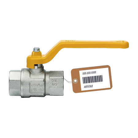 Valvola A Sfera Gas Con Leva Lunga Mod.London F-Brico- 1/2 Dn 15- Faidf- Pezzi 1