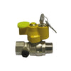 Valvola A Sfera Gas Mf Con Serratura E Presa Pressione- 3/4 Dn 20- Enolg- Pezzi 1