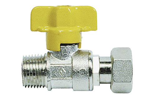 Rubinetto A Sfera Per Gas Mf Con Bocchettone- 1- Bugat- Pezzi 1