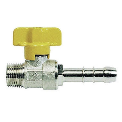 Rubinetto A Sfera Gas Con Portagomma M- 1/2 X 14 Metano Dn 10- Bugat- Pezzi 1