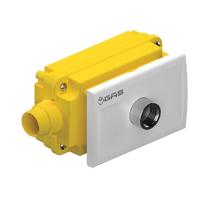 Kit Racc. Gas 90 ° + Placca Bianca- Tc 3/4 X F 1/2- Teco- Pezzi 1