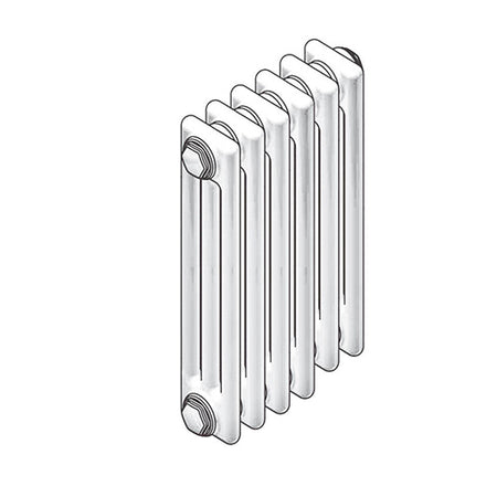 Radiatore Tubolare In Acciaio 3 Colonne Zehnder Charleston Mod. 3087- 10 Elementi- Zehnd- Pezzi 1