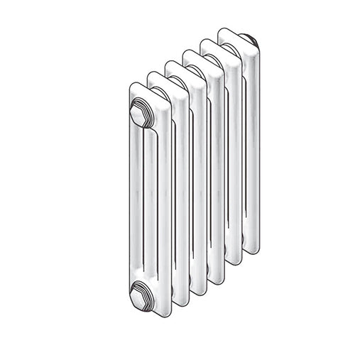 Radiatore Tubolare In Acciaio 3 Colonne Zehnder Charleston Mod. 3087- 10 Elementi- Zehnd- Pezzi 1