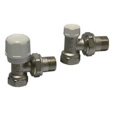 Valvola + Detentore Squadra Attacco Ferro- 3/8- Itap- Pezzi 1