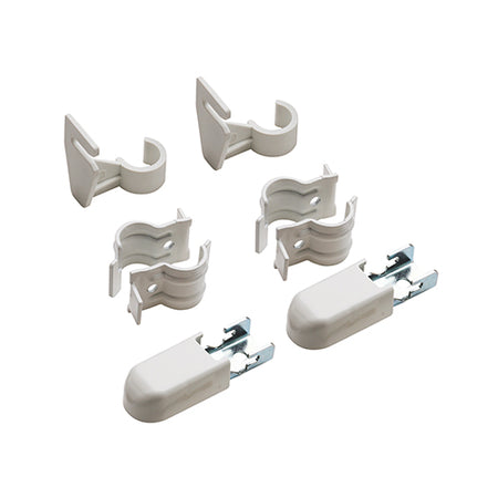 Coppia Mensole Con Distanziatore P/Radiatori Tubolari Ardesia- Cordi- Pezzi 1