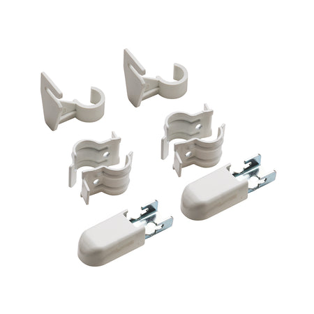 Coppia Mensole Con Distanziatore P/Radiatori Tubolari Ardesia- Cordi- Pezzi 1