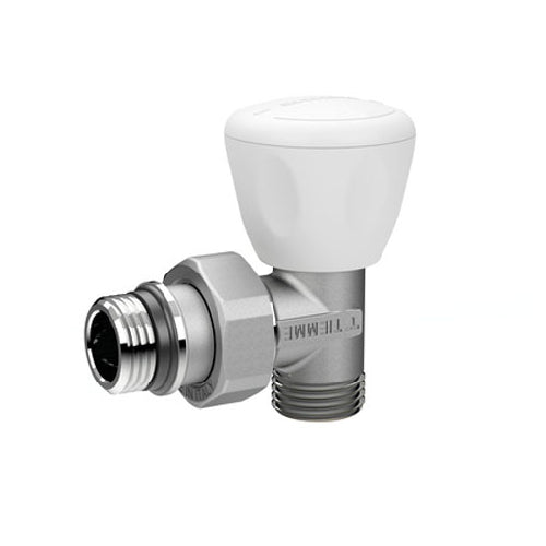Valvola Manuale A Squadra Con Attacco Tubo Pex Multistrato- 1/2 24X19 Fil (D.16)- Tiemm- Pezzi 1