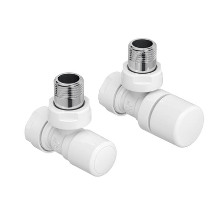 Valvola E Detentore A Squadra Zehnder Classic Line- 1/2 Bianco- Zehnd- Pezzi 1