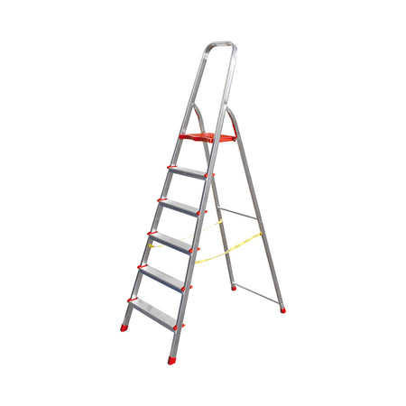 Scala Domestica In Alluminio Giza En 131- 3 Gradini - H. Al Piano 0,66 M- Gryn- Pezzi 1