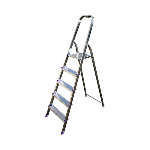 Scala Domestica In Alluminio Teti- 3 Gradini - H. Al Piano 0,66 M- Gryn- Pezzi 1