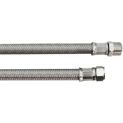 Flessibile Inox Modello Gigante Cm. 50- Mf 3/8 X 1/2- Dh- Pezzi 1