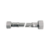 Flessibile Inox Mod. Lux Normale Cm. 10 Con Teflon E Guarnizione- Ff 1/2 X 1/2- Dh- Pezzi 1