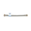 Flessibile Inox Modello Normale Cm. 20- Mf 3/8 X 1/2- Dh- Pezzi 10