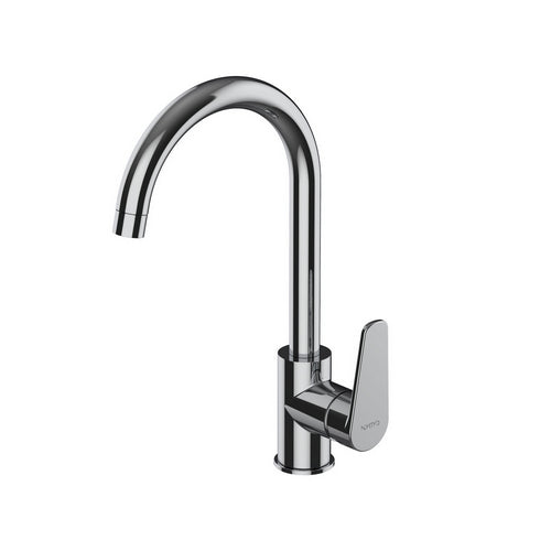 Miscelatore Monocomando Lavello Canna Tonda Serie Smeraldo- Cromo- Nymo- Pezzi 1