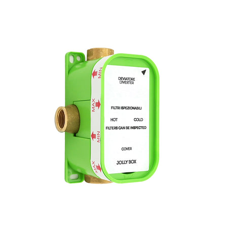 Parte Incasso Universale Per Miscelatore Monocomando Vasca-Doccia- Cromo- Nymo- Pezzi 1