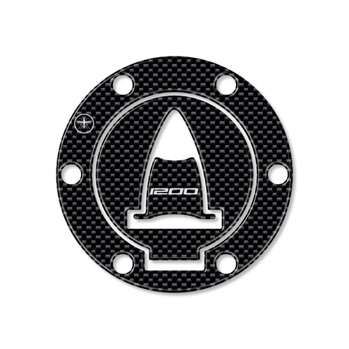 Tappo Serbatoio ADESIVI 3D PROTEZIONE per MOTO DUCATI MULTISTRADA 1200 Carbon
