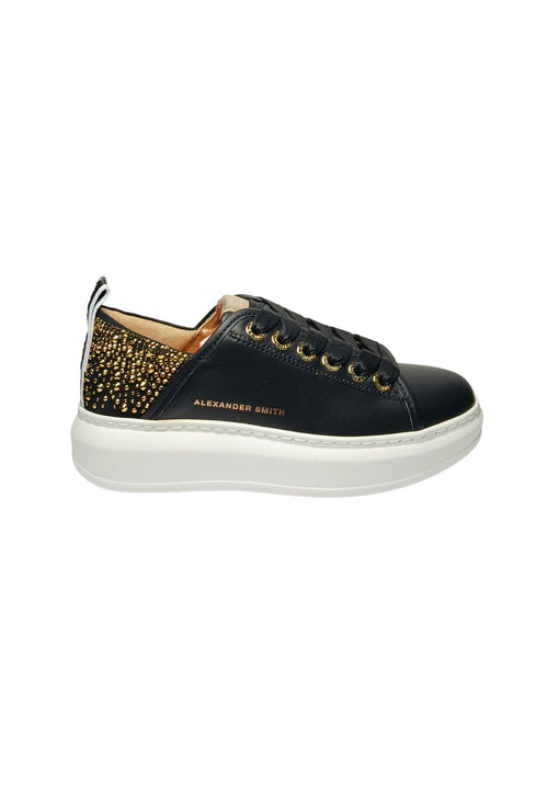 ALEXANDER SMITH Scarpe Donna Alexander Smith Wembley Woman-Black Gold da donna