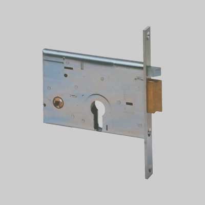 Serratura Elettrica Da Infilare A Cilindro Da Fascia Art. 14011 Cisa E58 Dx - Scatola Mm 126X82 - Cisa