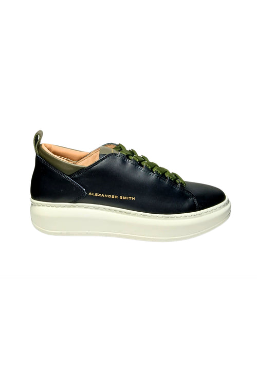 ALEXANDER SMITH Scarpe Uomo Alexander Smith Wembley Man-Black Military da uomo