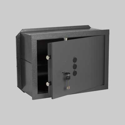 Cassaforte Con Chiave E Combinazione Meccanica Art. 82210 Cisa Mm 360X200X240H, 2 Cat. Orizz.-1 Rip. - Cisa