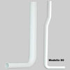 Tubo Di Scarico Per Cassetta A Zaino Mm 600X230 Ø 50X32 Cr