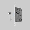 Serratura Per Porte In Legno 'Patent B-Bitter' Bonaiti E50 Cromo Opaco - Bonaiti