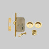 Kit Per Porte Scorrevoli - Solo Chiave Ottone Lucido