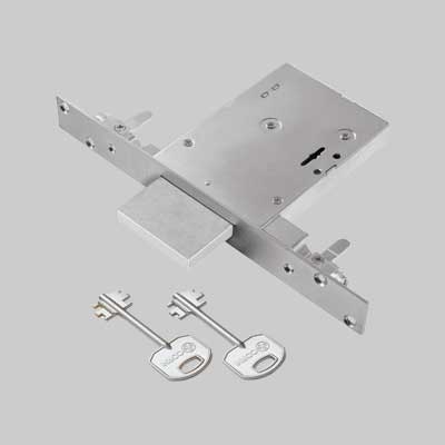 Serratura A Doppia Mappa Inferriate Art. 8Td1014 Yale E70 - Scatola 123X82 Mm - Yale