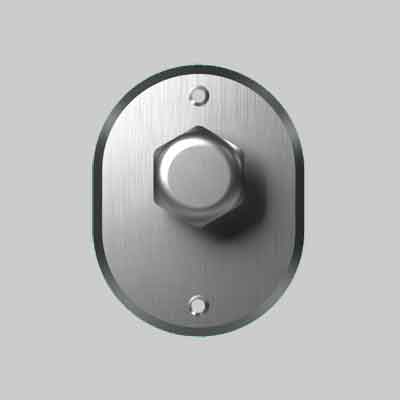 Pomellini Esagonali Per Cilindro Con Mostrina '331' Cipierre Ø 35 - Col. Ottone Lucido - Cipierre