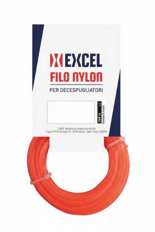 Filo Per Decespugliatore In Nylon Tondo Arancio- - Ø Mm.3,5 In Matassa Mt.15 - 5 Blister Excel