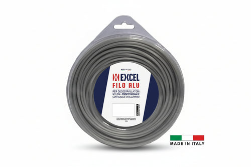 Filo Per Decespugliatore In Nylon Tondo Alu Ø Mm.4 In Matassa Da Mt.31 Excel