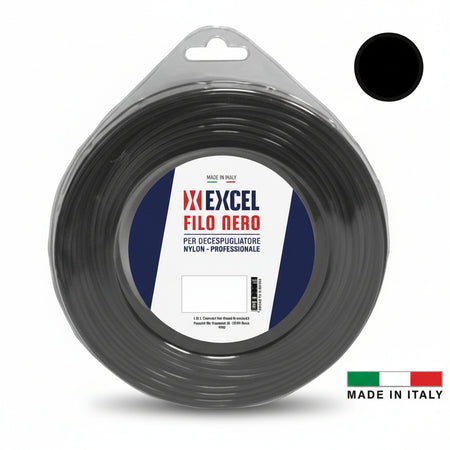 Filo Per Decespugliatore In Nylon Tondo Ø Mm.2,4 In Matassa Da Mt.15 Excel