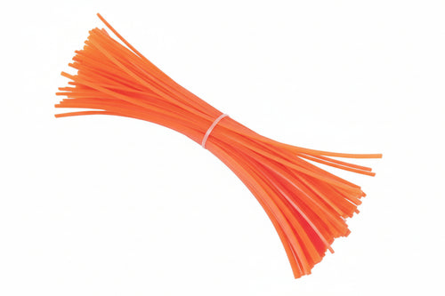 Filo Per Decespugliatore In Nylon Quadro Arancio- - Mm.3 In Spezzoni Da Cm.36 - Conf. 50 Pezzi - 1 Blister Excel