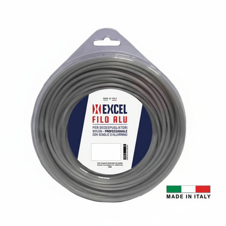 Filo Per Decespugliatore In Nylon Quadro Alu Ø Mm.3 In Matassa Da Mt.50 Excel