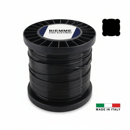 Filo Per Decespugliatore In Nylon Quadro Pro Nero Ø Mm.3 In Matassa Da Mt.1000 Excel