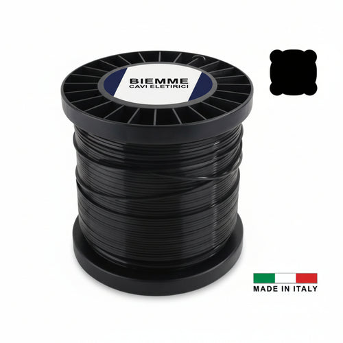 Filo Per Decespugliatore In Nylon Quadro Pro Nero Ø Mm.3 In Matassa Da Mt.1000 Excel