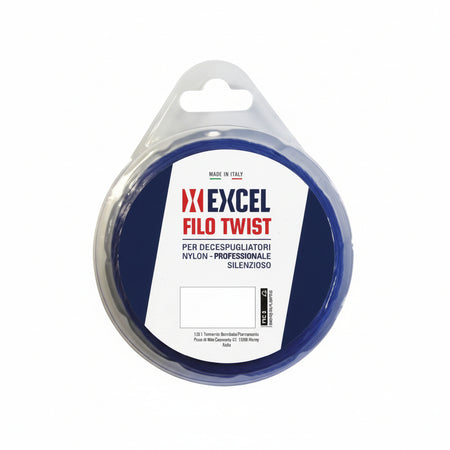 Filo Per Decespugliatore In Nylon Silenziato Ritorto Blu Ø Mm.3 In Matassa Da Mt.15 Excel