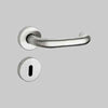 Maniglia Inox 'Spagna' Con Rosetta E Bocchetta Col. Inox Satinato - Fimet Maniglie