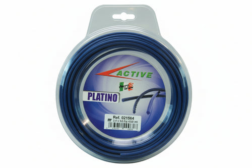 Filo Nylon Platino Tondo Viola Per Decespugliatori- - Ø Mm.2,4 - Blister Mt.15 - 1 Blister Active