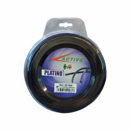 Filo Nylon Platino Tondo Viola Per Decespugliatori- - Ø Mm.4 - Blister Mt.15 - 1 Blister Active