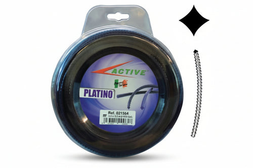 Filo Nylon Platino Seghettato Viola Per Decespugliatori- - Ø Mm.3,3 - Blister Mt.15 - 1 Blister Active