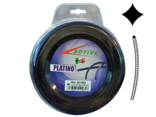 Filo Nylon Platino Seghettato Viola Per Decespugliatori- - Ø Mm.3,3 - Blister Mt.50 - 1 Blister Active