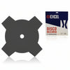 Disco In Metallo Per Decespugliatore A 4 Denti Excel