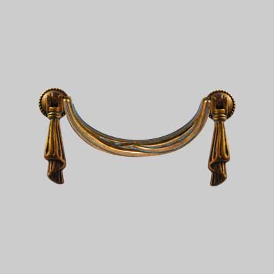 Maniglia Per Mobili '5040' Interasse 96 Mm - Patinato Antico - Giusti