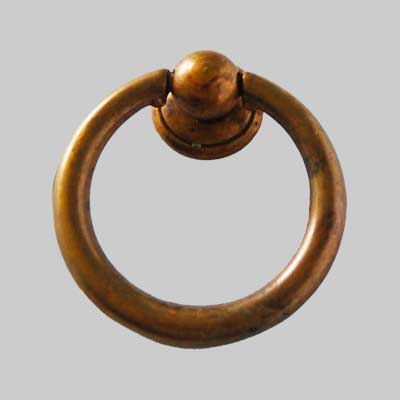 Maniglia Per Mobili '09202' 40X46 Mm - Ottone Antico - Metal Group