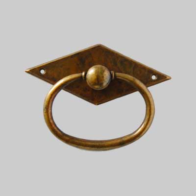 Maniglia Per Mobili '5075' 60X85 Mm - Patinato Antico - Giusti